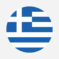 National Greek flag, official colors and proportion correctly. National Greek flag. Vector illustration. EPS10. Greece  flag vector icon, simple, flat design for web or mobile app.